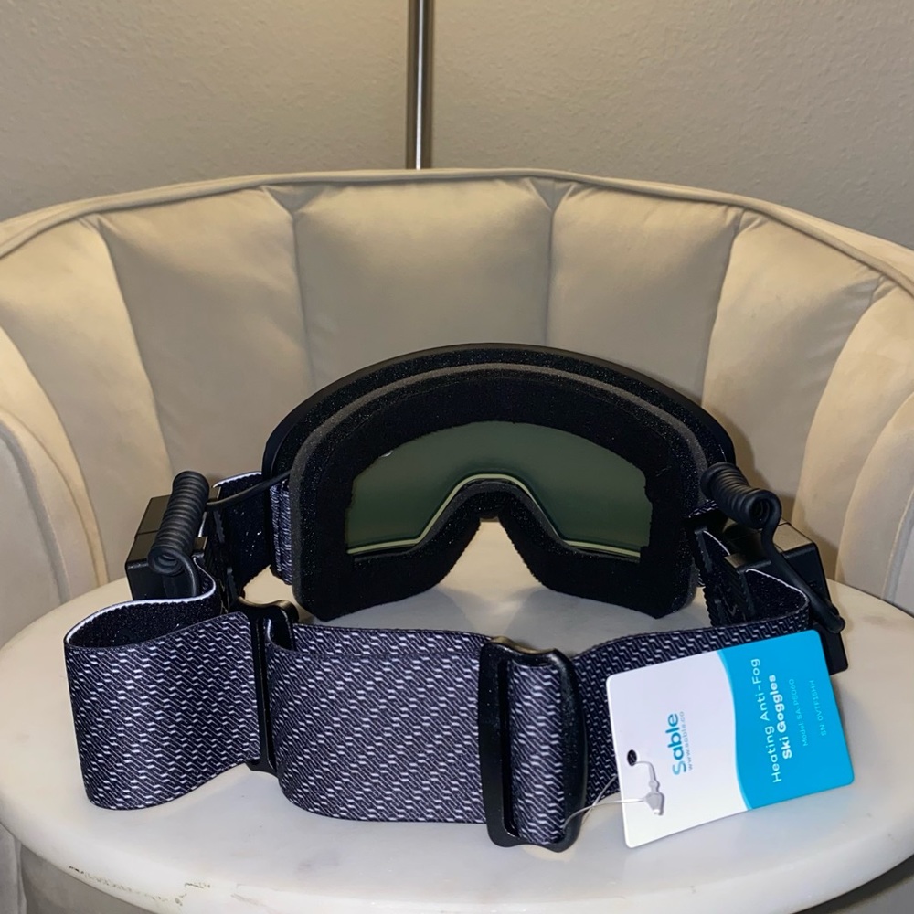 ๐NWT: HEATED SKI GOGGLES TAETRONICS, Anti-Fog Lens, UV Full Protection SABLE - Picture 7 of 12